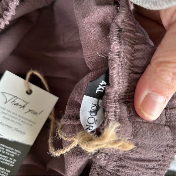 NWT Kidoriman Gelyu Harem Pants 2.0. Brown. Japanese inspired. Cotton. 4XL. - Picture 13 of 16